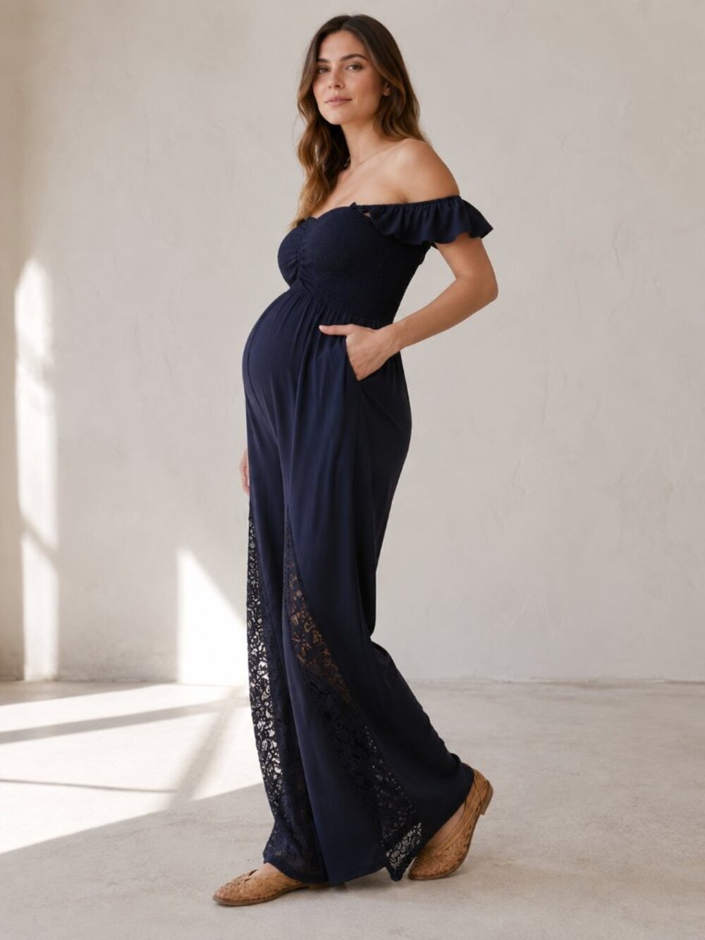Kimi and Kai Mel Maternity Jumpsuit NEW NWT